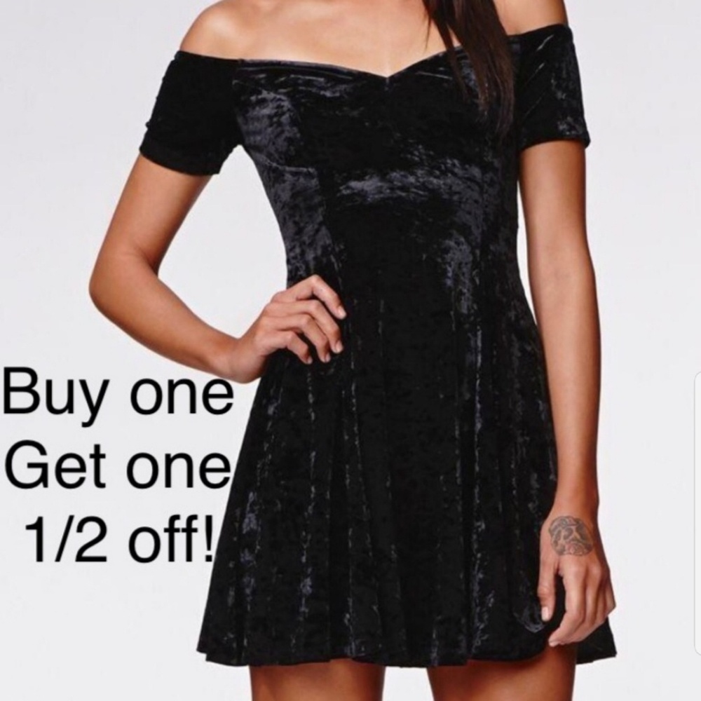 3 for $50 ⚫ Velvet Cocktail Dress